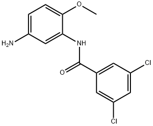 N-(5-Amino-2-methoxyphenyl)-3,5-dichlorobenzamide Structure