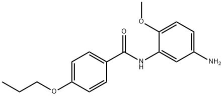 N-(5-Amino-2-methoxyphenyl)-4-propoxybenzamide Struktur