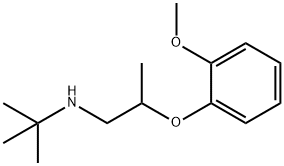 N-(tert-Butyl)-2-(2-methoxyphenoxy)-1-propanamine Structure