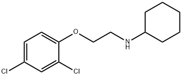 N-[2-(2,4-Dichlorophenoxy)ethyl]cyclohexanamine,356533-07-8,结构式