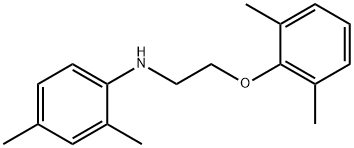 N-[2-(2,6-Dimethylphenoxy)ethyl]-2,4-dimethylaniline Structure
