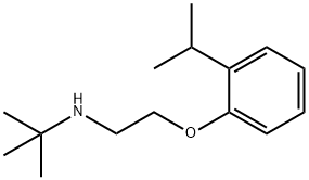 N-[2-(2-Isopropylphenoxy)ethyl]-2-methyl-2-propanamine Structure