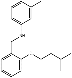1040684-35-2 N-[2-(Isopentyloxy)benzyl]-3-methylaniline