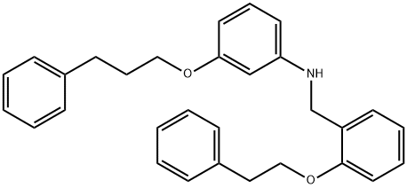 N-[2-(Phenethyloxy)benzyl]-3-(3-phenylpropoxy)aniline Structure