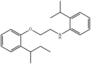 N-{2-[2-(sec-Butyl)phenoxy]ethyl}-2-isopropylaniline Structure