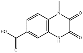 1-methyl-2,3-dioxo-1,2,3,4-tetrahydroquinoxaline-6-carboxylic acid Structure