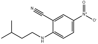 2-[(3-methylbutyl)amino]-5-nitrobenzonitrile|