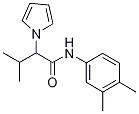N-(3,4-dimethylphenyl)-3-methyl-2-(1H-pyrrol-1-yl)butanamide 结构式