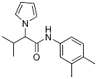 N-(3,4-dimethylphenyl)-3-methyl-2-(1H-pyrrol-1-yl)butanamide Structure