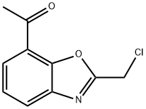 1-[2-(chloromethyl)-1,3-benzoxazol-7-yl]-1-ethanone