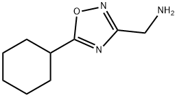 (5-环己基-1,2,4-噁二唑-3-基)甲胺, 946702-34-7, 结构式