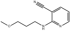 2-[(3-methoxypropyl)amino]nicotinonitrile Struktur