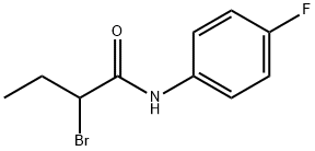 2-bromo-N-(4-fluorophenyl)butanamide Structure