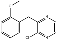 2-chloro-3-(2-methoxybenzyl)pyrazine,1119450-87-1,结构式