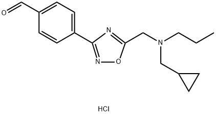 4-(5-{[(cyclopropylmethyl)(propyl)amino]methyl}-1,2,4-oxadiazol-3-yl)benzaldehyde hydrochloride price.
