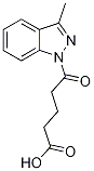 5-(3-methyl-1H-indazol-1-yl)-5-oxopentanoic acid Struktur