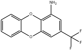 [3-(trifluoromethyl)oxanthren-1-yl]amine Structure