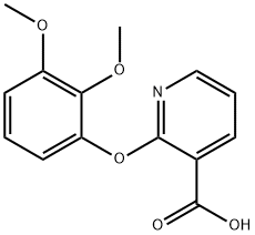 2-(2,3-dimethoxyphenoxy)nicotinic acid Struktur