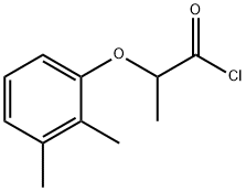 2-(2,3-二甲基苯氧基)丙醇基氯化物 结构式