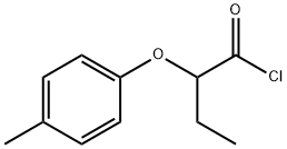2-(4-methylphenoxy)butanoyl chloride Structure