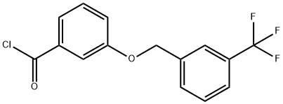 3-{[3-(trifluoromethyl)benzyl]oxy}benzoyl chloride|3-{[3-(三氟甲基)苄基]氧基}苯甲酰氯