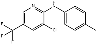 3-Chloro-N-(4-methylphenyl)-5-(trifluoromethyl)-2-pyridinamine Structure