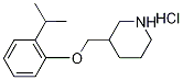 3-[(2-Isopropylphenoxy)methyl]piperidinehydrochloride 化学構造式