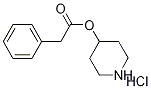 4-Piperidinyl 2-phenylacetate hydrochloride 化学構造式