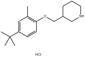 3-{[4-(tert-Butyl)-2-methylphenoxy]-methyl}piperidine hydrochloride|
