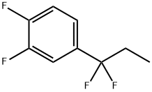 4-(1,1-Difluoropropyl)-1,2-difluorobenzene Structure