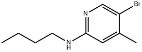 N-(5-Bromo-4-methyl-2-pyridinyl)-N-butylamine Struktur