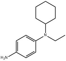 N-1-Cyclohexyl-N-1-ethyl-1,4-benzenediamine Struktur