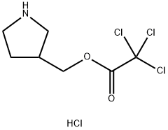 3-Pyrrolidinylmethyl 2,2,2-trichloroacetatehydrochloride|