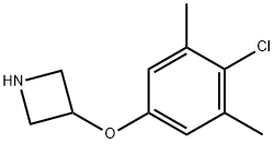 3-(4-Chloro-3,5-dimethylphenoxy)azetidine 化学構造式