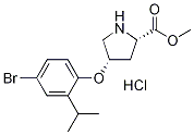 1354486-48-8 Methyl (2S,4S)-4-(4-bromo-2-isopropylphenoxy)-2-pyrrolidinecarboxylate hydrochloride