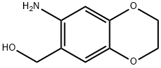 (7-Amino-2,3-dihydro-benzo[1,4]dioxin-6-yl)-methanol Structure