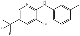 3-Chloro-N-(3-methylphenyl)-5-(trifluoromethyl)-2-pyridinamine Struktur