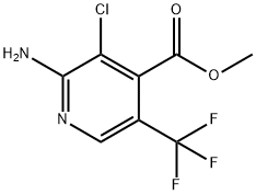 Methyl 2-amino-3-chloro-5-(trifluoromethyl)-isonicotinate Struktur