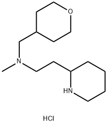 N-Methyl-2-(2-piperidinyl)-N-(tetrahydro-2H-pyran-4-ylmethyl)-1-ethanamine dihydrochloride|