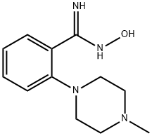 N'-Hydroxy-2-(4-methyl-1-piperazinyl)-benzenecarboximidamide Structure