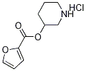 3-Piperidinyl 2-furoate hydrochloride Structure