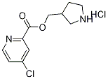 3-Pyrrolidinylmethyl 4-chloro-2-pyridinecarboxylate hydrochloride