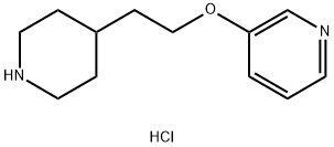 3-[2-(4-Piperidinyl)ethoxy]pyridine hydrochloride Structure