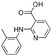2-(2-Toluidino)nicotinic acid,,结构式