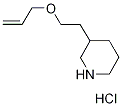 3-[2-(Allyloxy)ethyl]piperidine hydrochloride Structure