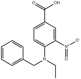4-[Benzyl(ethyl)amino]-3-nitrobenzoic acid Structure