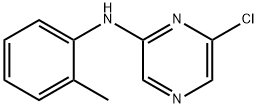 6-氯-N-(邻甲苯基)吡嗪-2-胺 结构式