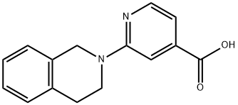 2-[3,4-Dihydro-2(1H)-isoquinolinyl]-isonicotinic acid Structure