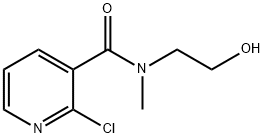 2-Chloro-N-(2-hydroxyethyl)-N-methylnicotinamide,1184830-85-0,结构式