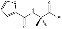 N-(2-フロイル)-2-メチルアラニン 化学構造式